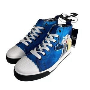 Disney Villains High Top Sneakers Women's Size 11 Lace Up Cruella Maleficent